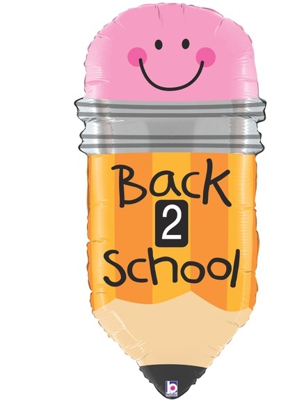 back 2 school pencil balloon (D)