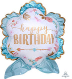 Boho Happy Birthday Balloons