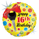 Car Keys Happy 16th Birthday Balloon