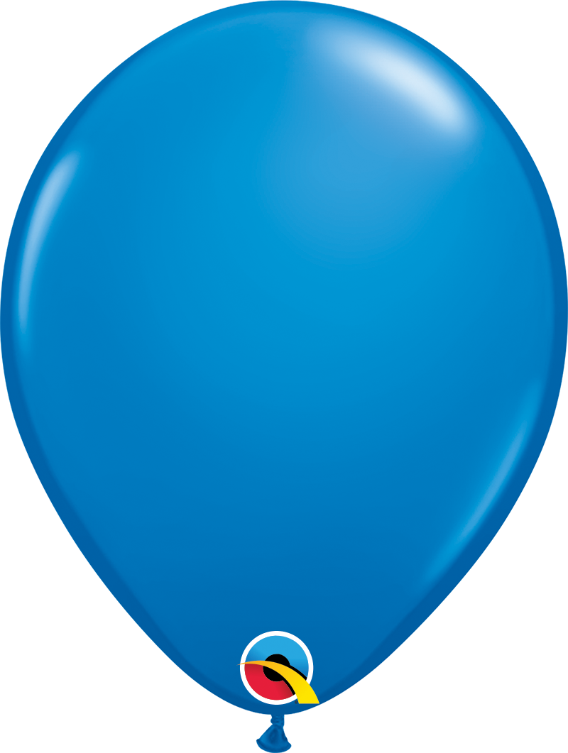 product image of 11 inch latex balloon in the color dark blue/royal blue