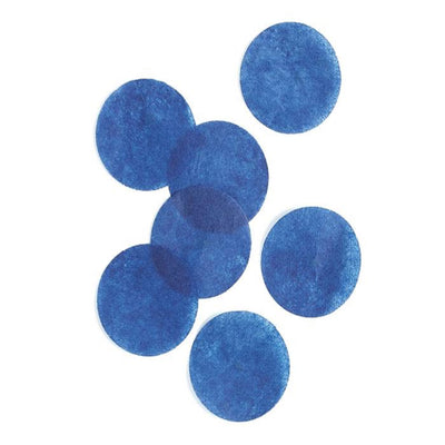 Dark Royal Blue Tissue Paper Confetti Circles