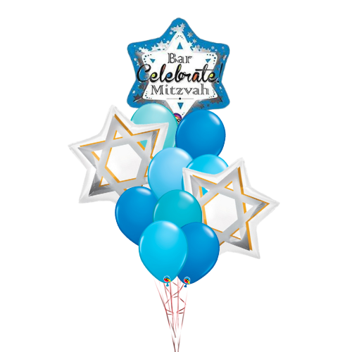Celebrate Bar Mitzvah Bouquet (11 Balloons)