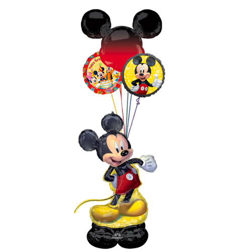 Mickey Mouse Says Happy Birthday! Trio Bouquet (4 Balloons)