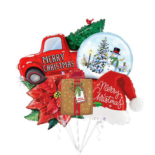 Holiday Vintage Nostalgia Christmas Delivery Bouquet