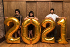 Very Large 5' Gold Numbers (53 Inch)