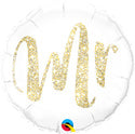 Glitter Gold Wedding Balloons (D)