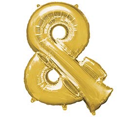 Air-Filled, Non-Floating Small Print Letters (16 Inch)