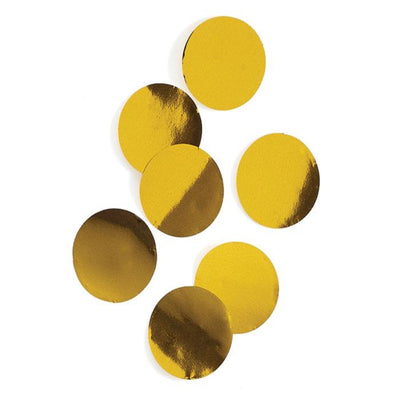 Metallic Gold Foil Confetti Circles
