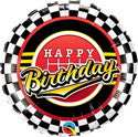 Happy Birthday Checkered Pattern (18 Inch)