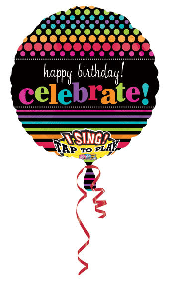 Sining Celebrate Happy Birthday Balloon