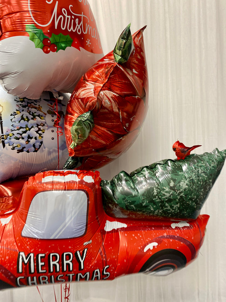 Holiday Vintage Nostalgia Christmas Delivery Bouquet