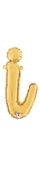 Air-Filled, Non-Floating Small Script Letters