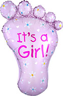 Gender Reveal Baby Foot Balloon (32 Inch)