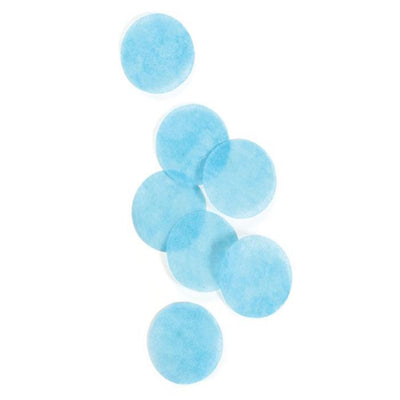 Light Baby Boy Pale Blue Tissue Paper Confetti Circles