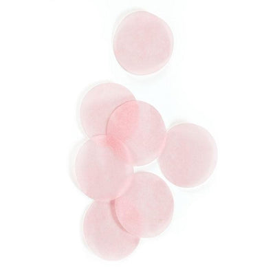 Light Baby Girl Pink Tissue Paper Confetti Circles