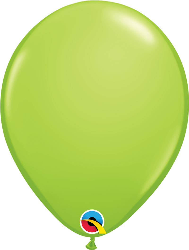 product image of 11 inch latex balloon in the color lime green/neon green