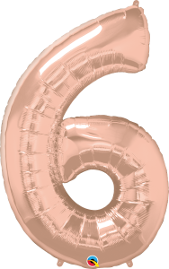 Extra Large 4' Rose Gold Numbers