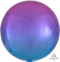 Round Ombre Orbz Foil Helium Balloons