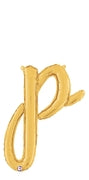 Air-Filled, Non-Floating Small Script Letters