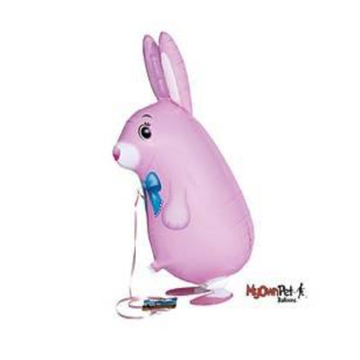 Pink Pet Bunny Balloon Toy