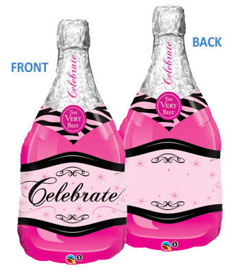 Champagne Bubbly Celebrate Wine Bottle Balloon