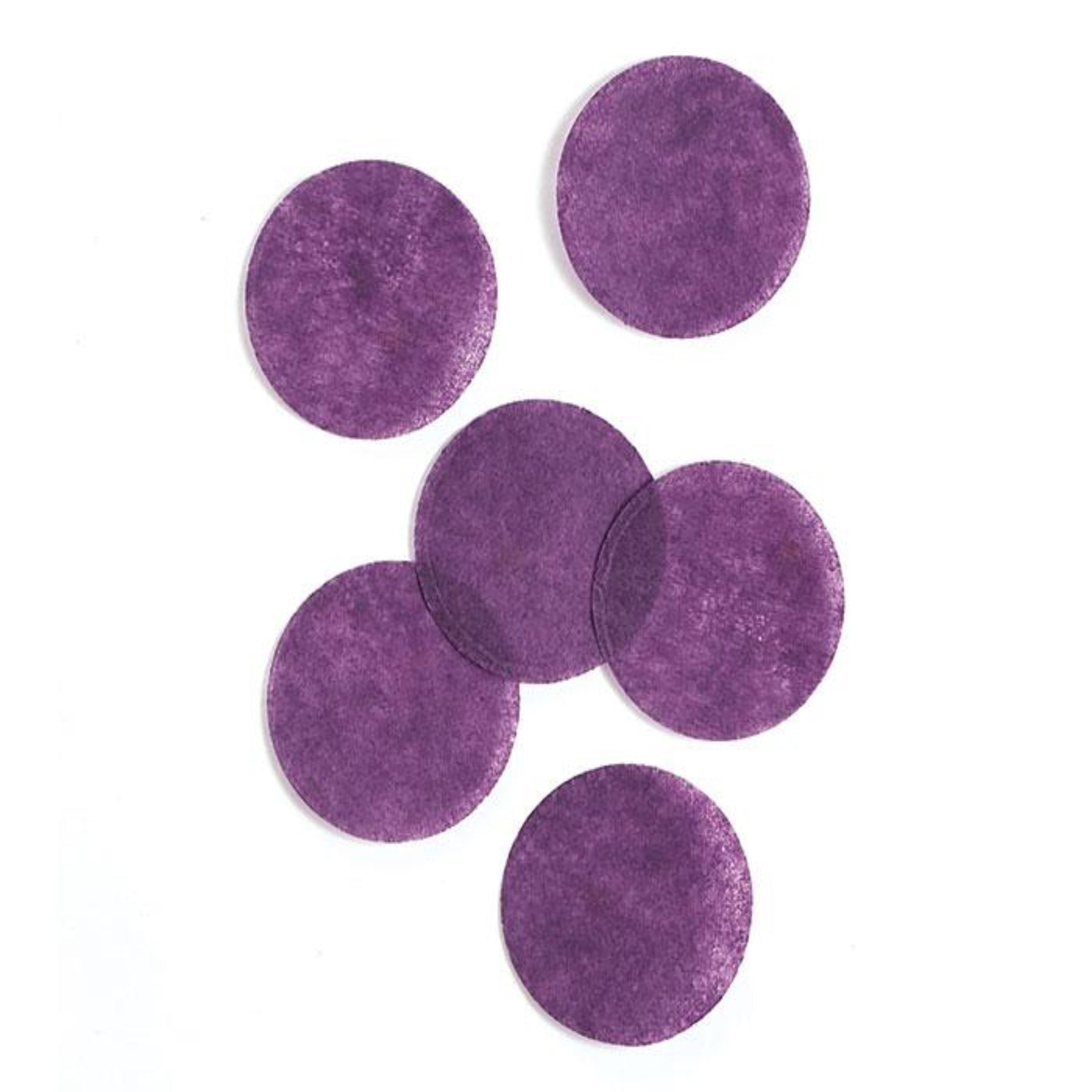Purple Tissue Paper Confetti Circles
