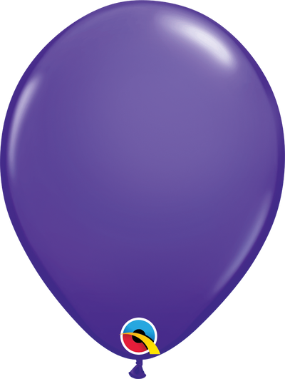 product image of 11 inch latex balloon in the color purple violet