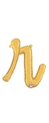 Air-Filled, Non-Floating Small Script Letters
