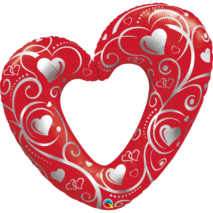 Jumbo 42" Entwined Linky Hearts