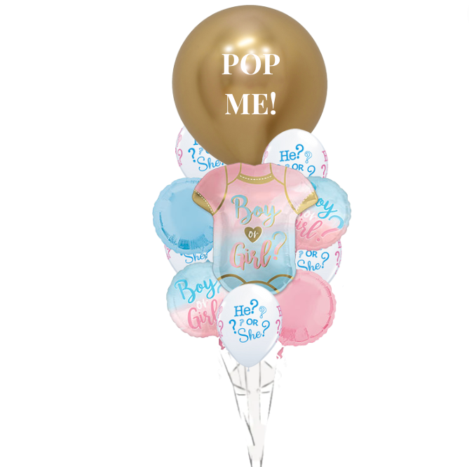 Boy or Girl? Gender Reveal Popping Bouquet