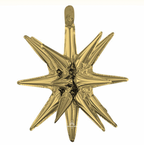 Air-Filled, Non-Floating, WHITE GOLD Magic Star Balloons (20"-35")
