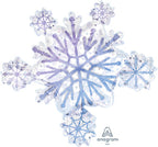 Olaf Frozen Snowflake Floating Balloon Column