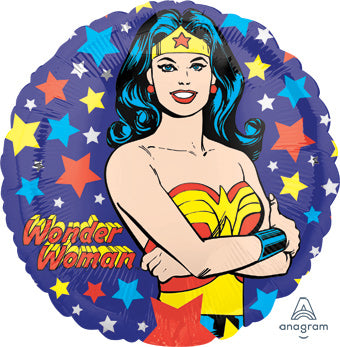 Wonder Woman Vintage Comic Character Balloon (18 Inch)