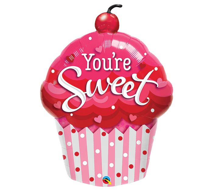 You're Sweet Cupcake Valentine Balloon (D)