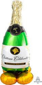 Airloonz Giant Champagne Bottle Balloon Display