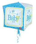 Cubez Boy or Girl Baby Balloon (15 Inch)
