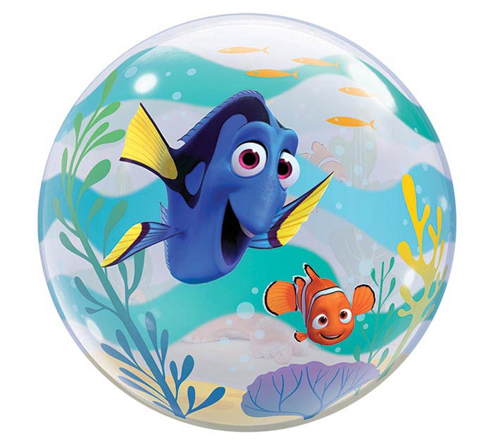 Finding Dory with Nemo Character Bubble Balloon (D)