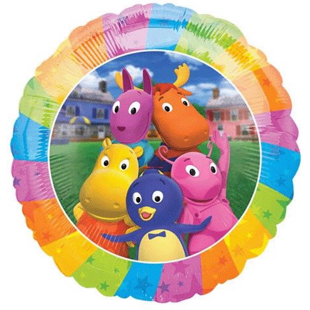 Happy Birthday Backyardigans Characters Balloon (18 Inch)