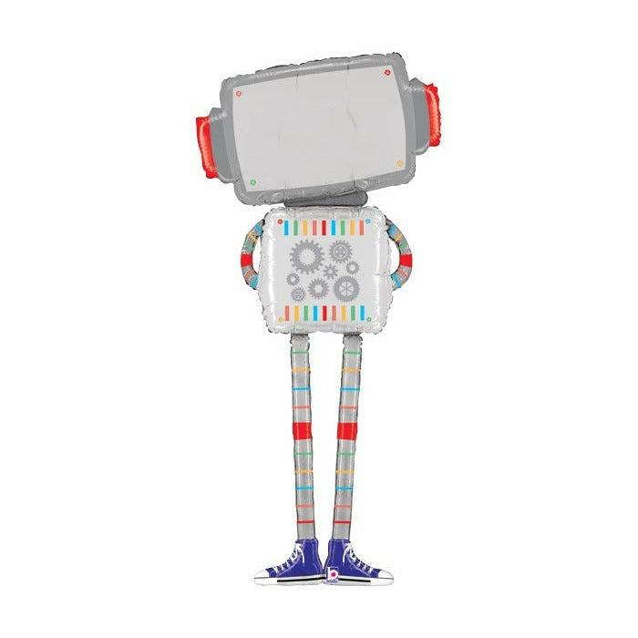 Giant Life-Size Birthday Robot Balloon (5 Foot Tall)