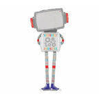 Giant Life-Size Birthday Robot Balloon (5 Foot Tall)