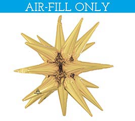 Air-Filled, Non-Floating, Magic Star Balloons (20"-35)