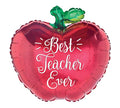Best Teacher Ever 18" Foil Balloon