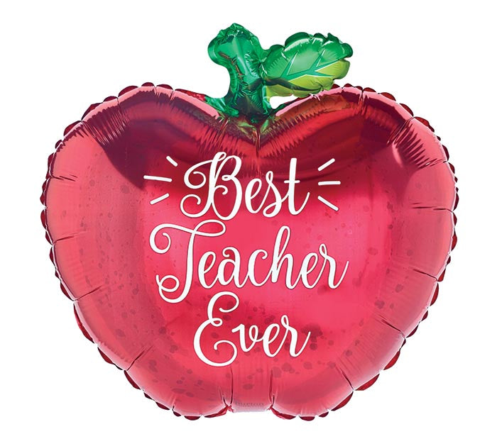 Best Teacher Ever 18" Foil Balloon