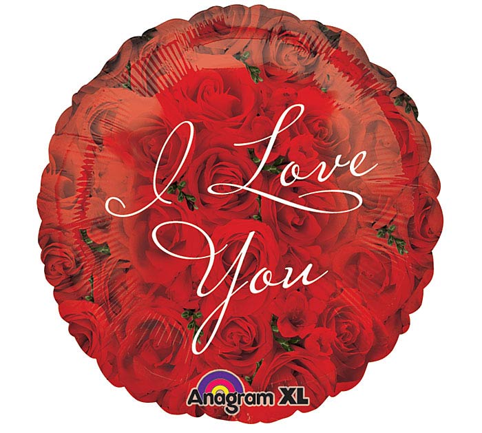 Standard 18" I Love You Roses