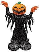 Pumpkin Head Ghost Airloonz Foil Balloon (53 Inch)