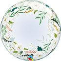 Wedding Floral Bubble Balloon (22 Inch)