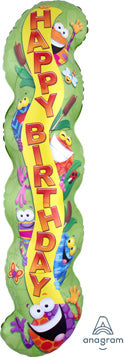 Happy Birthday Trend Frogtastic Balloon (40 Inch)