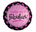 Another Year of Fabulous 17" Foil Balloon (D)