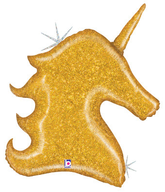 Glittering Gold Unicorn