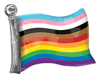 Medium Shape 27" Progress Pride Flag